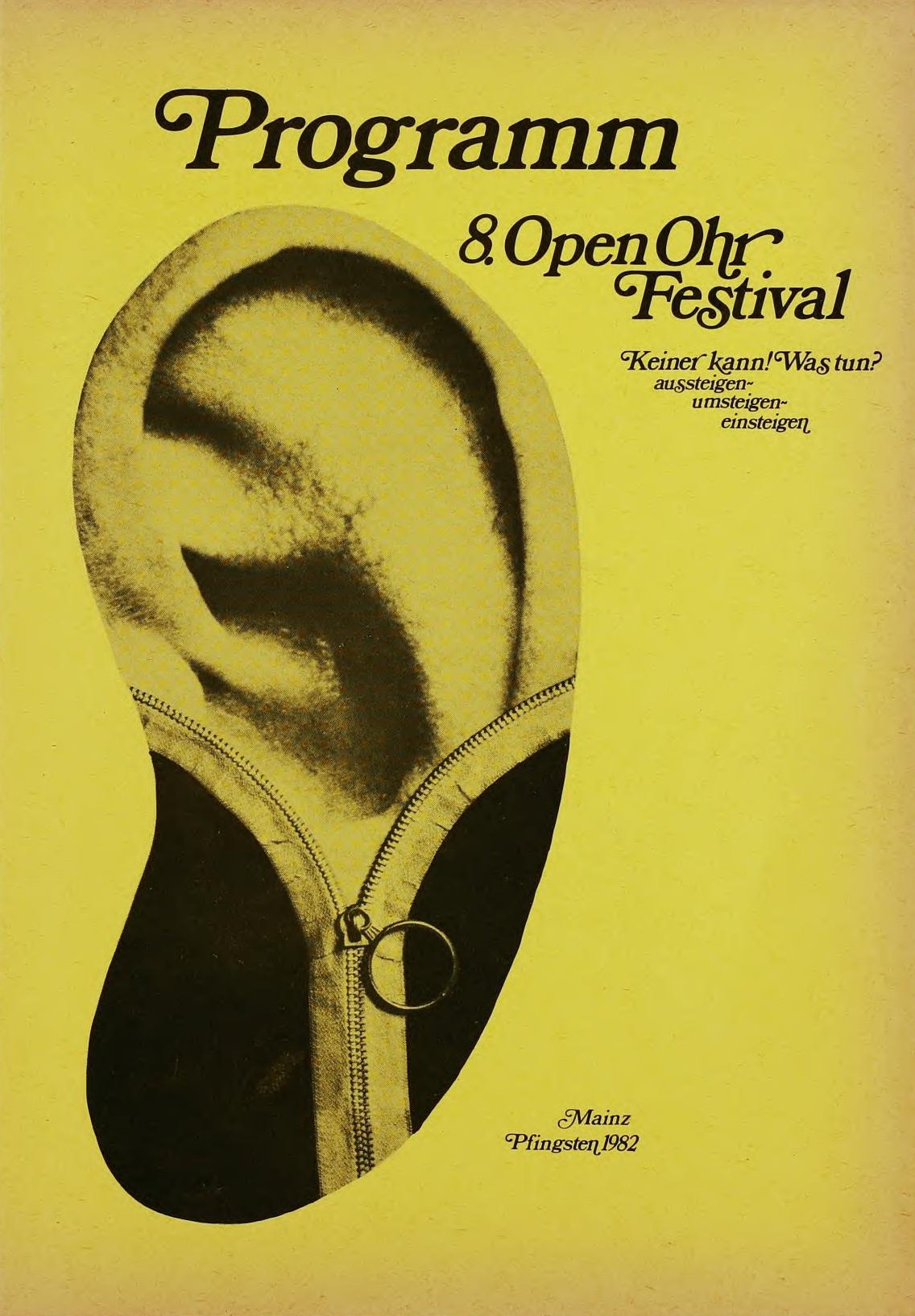 Cover 8. OPEN OHR 1982 PGH Programm