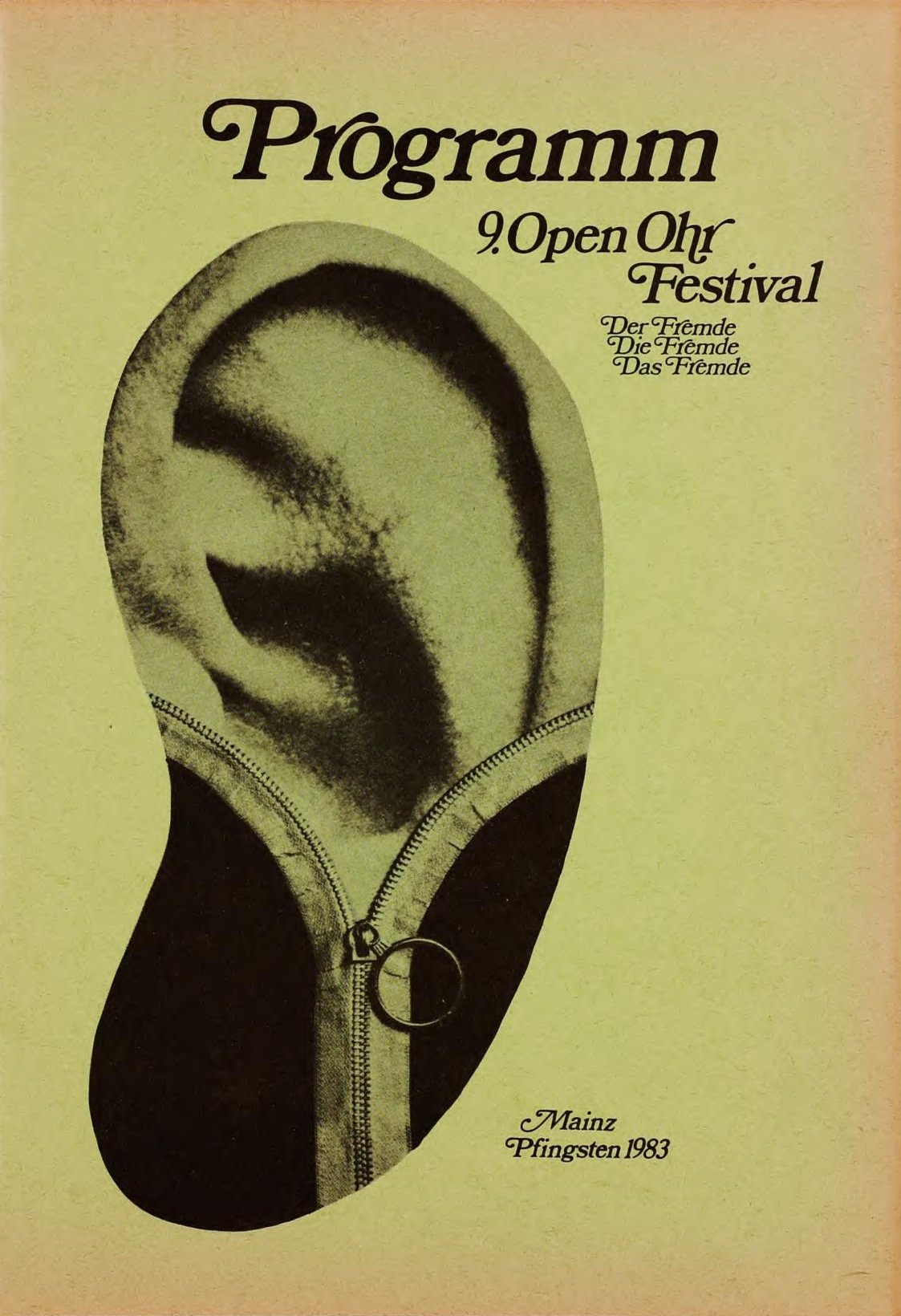 Cover 9. OPEN OHR 1983 PGH Programm