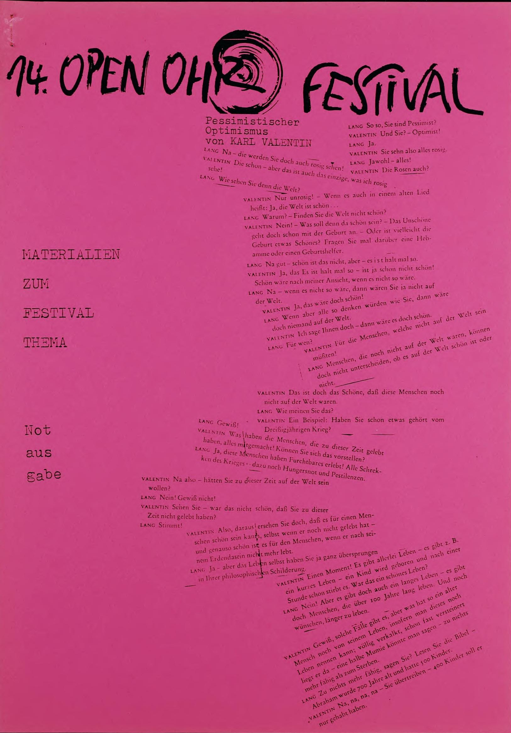 Cover 14. OPEN OHR 1988 PGH Material